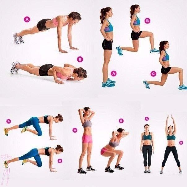 Persona haciendo ejercicio en casa